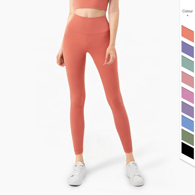 

Quick Dry Women Sports Tights Fitness Gym Compression Leggings High Quality Pockets Yoga Pants, As picture, 9 colors
