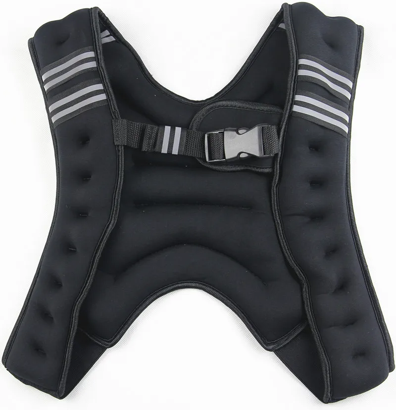 

Hot Selling Black Adjustable Weight Vest Fashionable Exercise Weighted Vest
