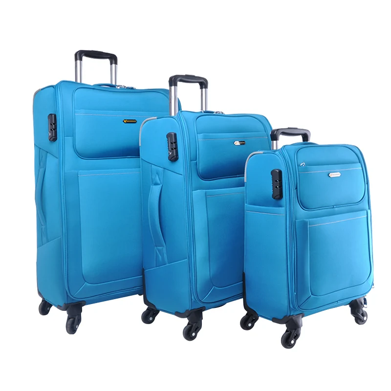

Kongzhongniao 20 inch 24 inch 28 inch three pieces luggage set anti-theft special blue luggage nylon business carry-on luggage, Black, blue, brown, grey, red, customized
