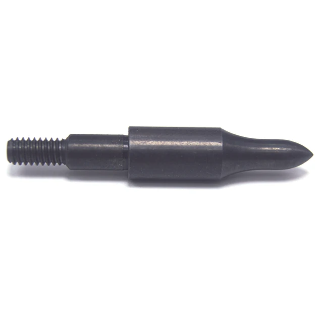 

HA-PI-A008 Stainless Iron points head tips components for arrow shaft and insert, Black/slver
