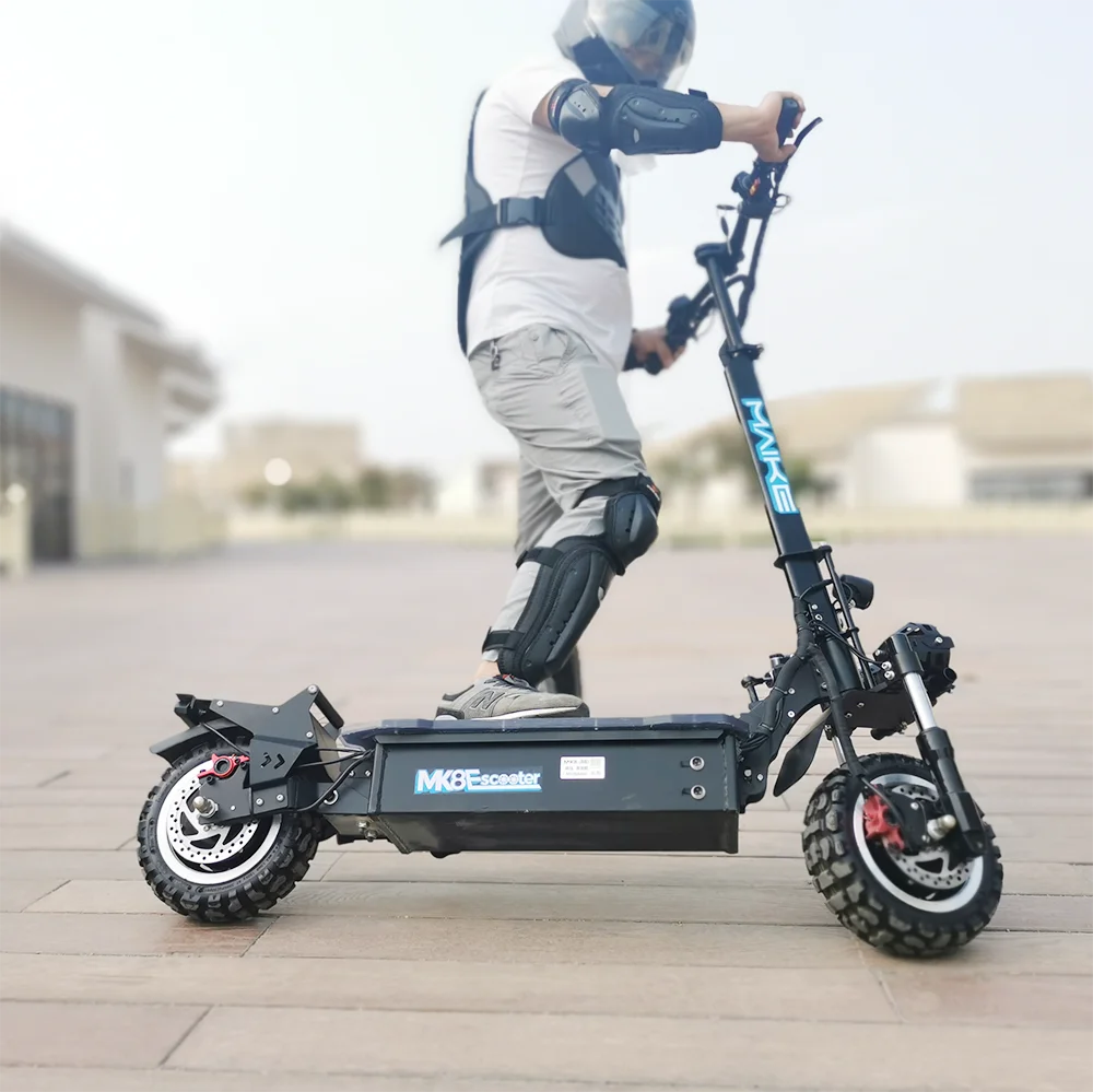 

Maike MK8 5000W Powerful Fast 85 km h 11 inch Wide Wheel Dual Motors Escooter China Offroad Adult Dualtron Electric Scooter