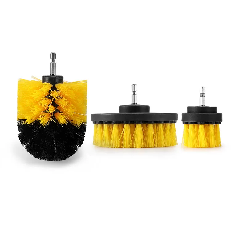 

3 pcs/set Drill Scrubber Brush Power Full Electric Bristle Bathtub Tile Grout Cleaning Brush