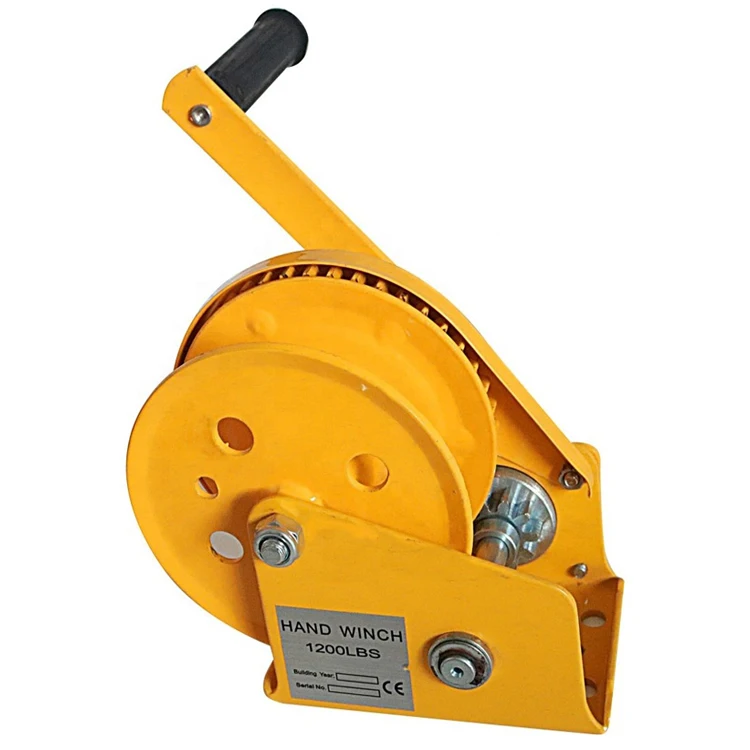 Hotselling Portable Hand Operated Cable Manual Winch Cable Pulling