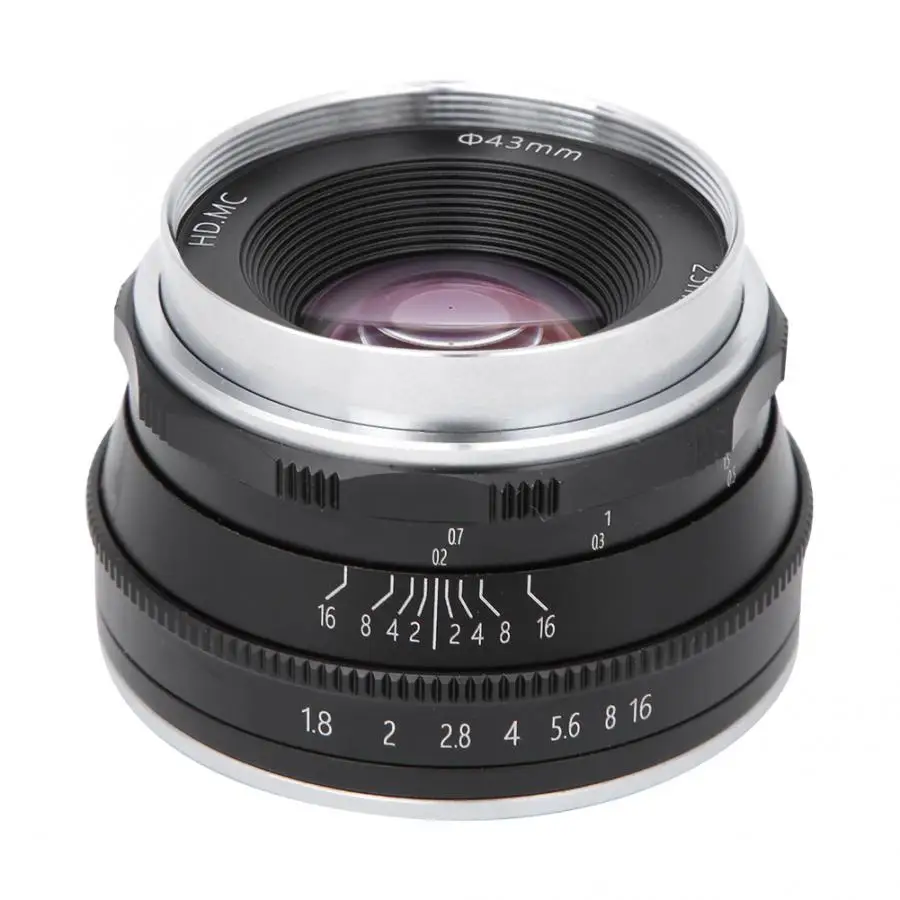 

APSC camera lens 25mm F1.8 FX M3/4 EOSM for SONY NIKON Olympus Fujitsu camera