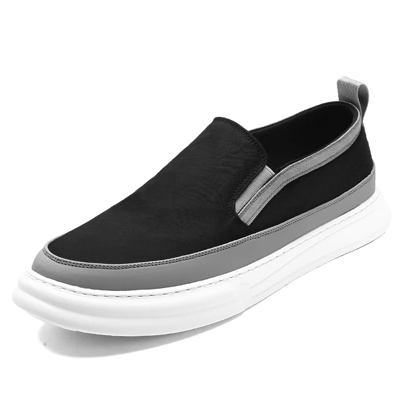 

Wholesale latest design comfortable men cloth flat shoes casual shoes for man with storage and daily walking loafers shoes, 2 colors