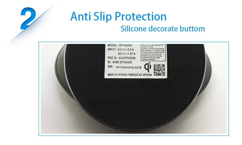 2020 Newest Foldable Fast Wireless Charger LED Mood Night Light Mobile Stand Wireless Charger