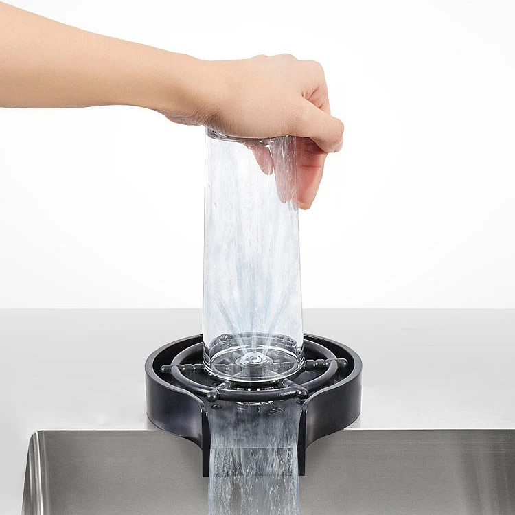 

Rinser Automatic Glass Cup Washer High Pressure Bar Kitchen Beer Milk Tea Cup Cleaner Sink Accessories