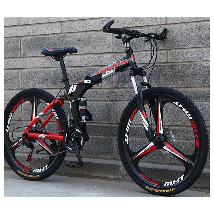 

Folding Mountain Bike black color alloy wheel 26 inch mtb bike, Customized