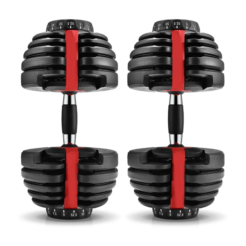 

Manufacturer Wholesale Novel Hot-Selling Heavy Custom 40kg 90lbs Afjustable Adjustable Dumbbells For Fitness, Custom color