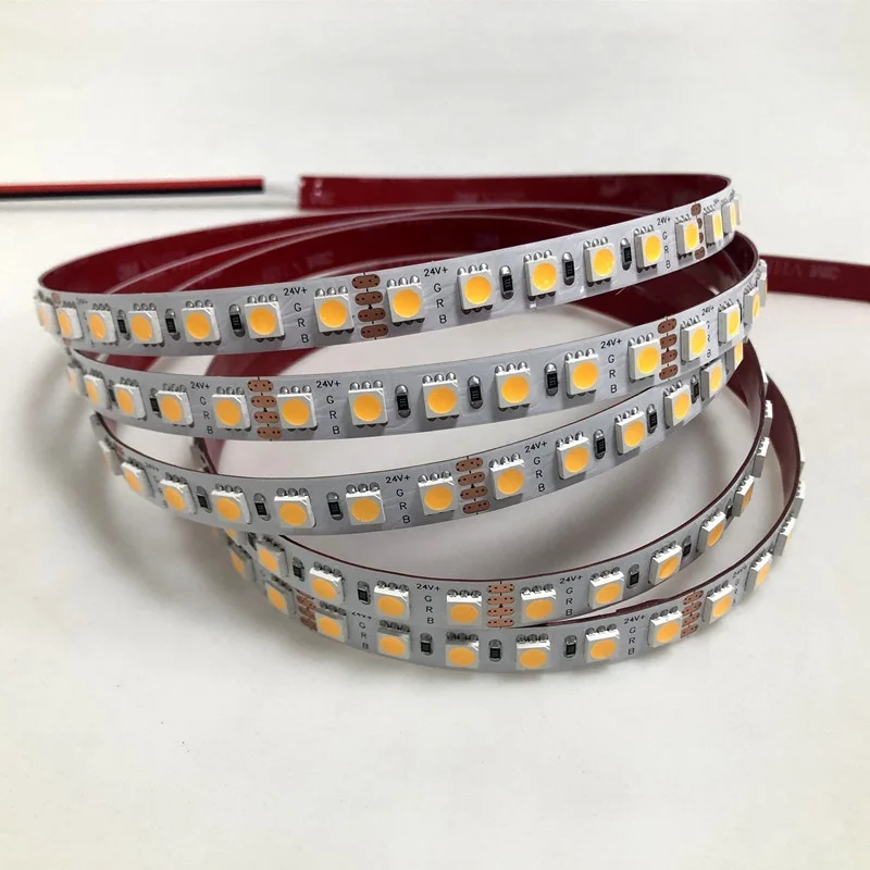 20W/M DC12V 24v  rgb led flexible strip 96led/meter 10mm width smd5050 2700K led strip light