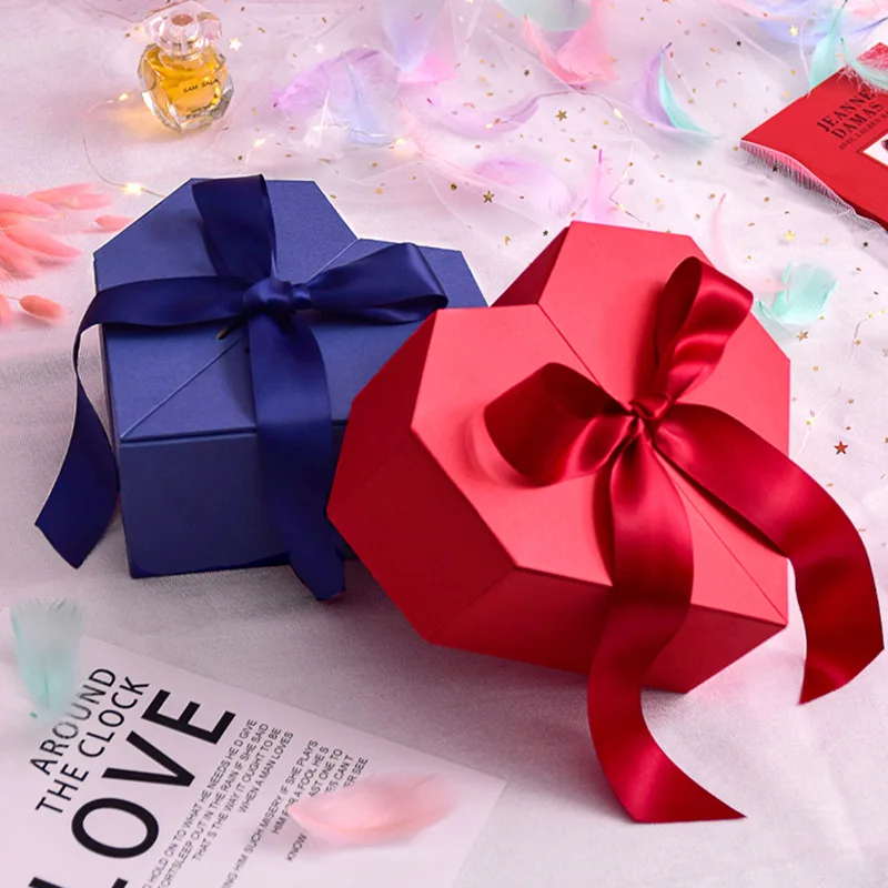 

Chinese factory cheap price hot sell Heart-Shaped Gift Box surprise gift box For Valentines Day Gift