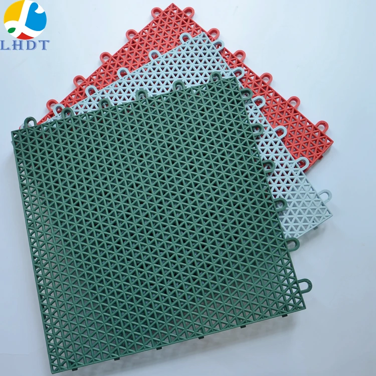 

low cost 3x3 fiba basketball indoor/outdoor basketball court interlocking plastic sports grid flooring tiles easy to install