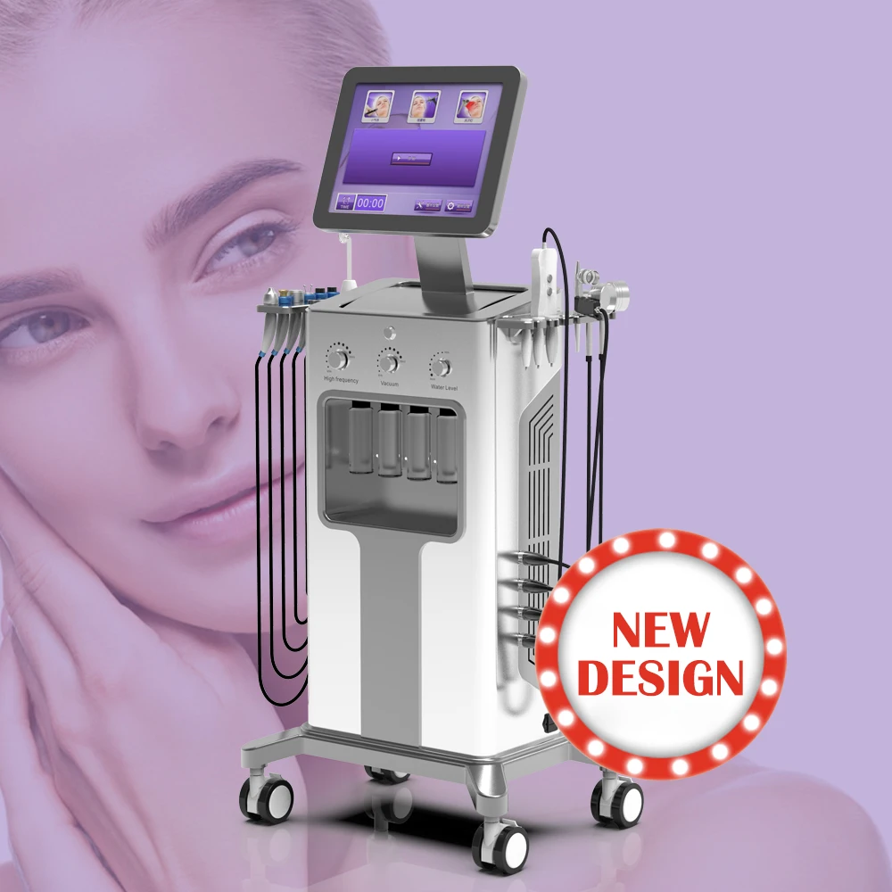 

2022 Sincoheren New Arrival CE Approved 9 In 1 Deep Skin Skin Rejuvenation Cleaning Blackhead Acne Removal Face Lifting Machine