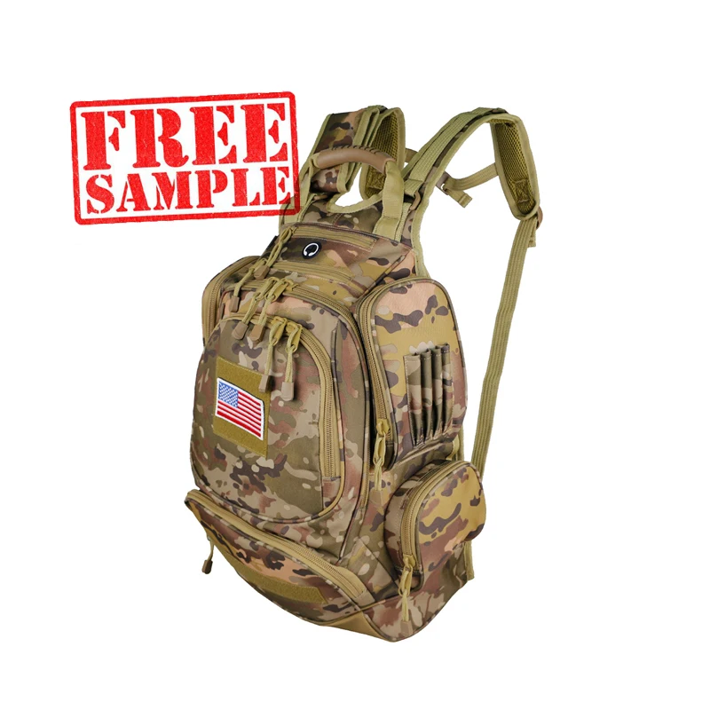 

FREE SAMPLE Large Capacity Day Pack Casual Waterproof Molle Army Military Backpack, Ocp military backpack