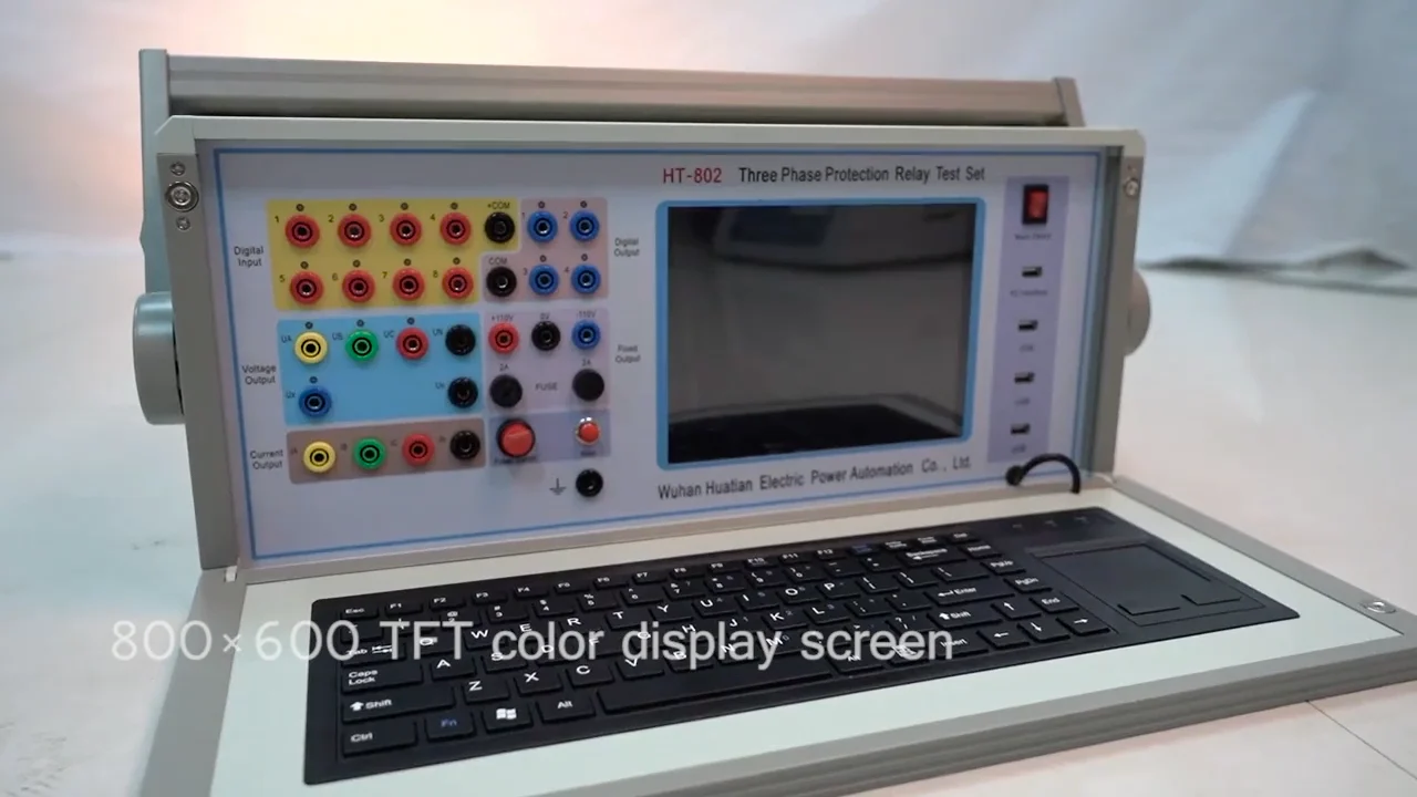 Ht802 Protection Omicron Relay Test Set 3 Phase Electrical Secondary