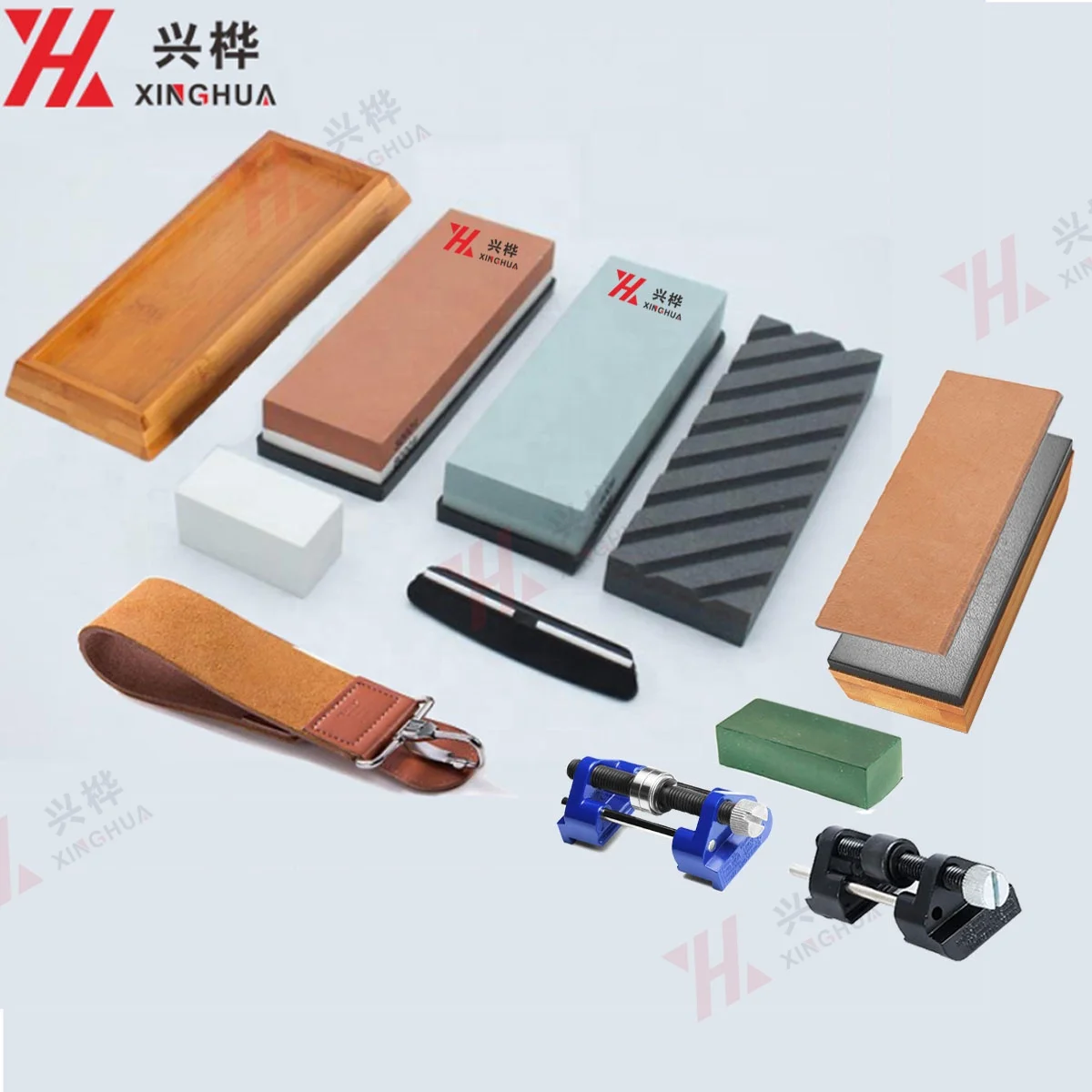 

2021 NEW AMAZON Service Natual Kitchen Knife Sharpening stone /Water stone / Whetstone oilstone set