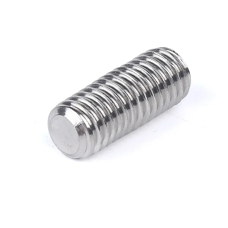 
DIN913 Stainless steel hex socket set screw with flat point 
