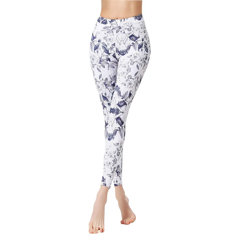 

High quality and cheap sport fitness women's tight ankle-length pants high waist yoga pants leggings