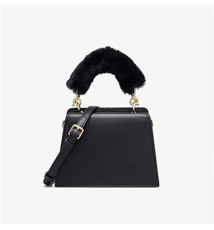 

Charles Kelth Bags 2020hot Pu Leather Shoulder Fur Pink Tote Handbag For Valentine'S Day With Pink Box, Multi color