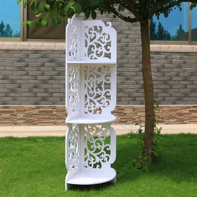 

White beauty bathroom corner shelf, White/green/pink/yellow...