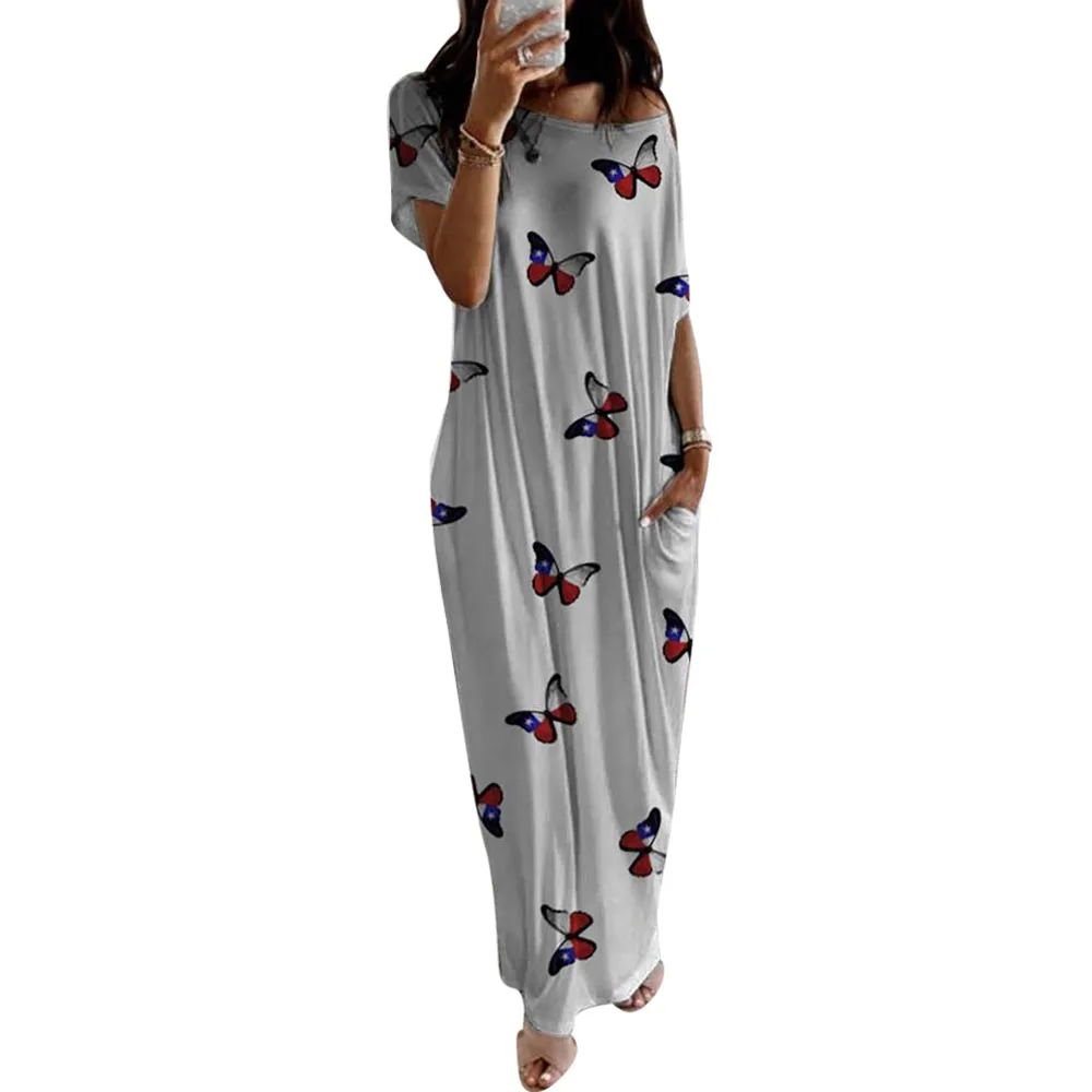 

Popular summer women clothing stripe cartoon letter print ladies casual t-shirt dress
