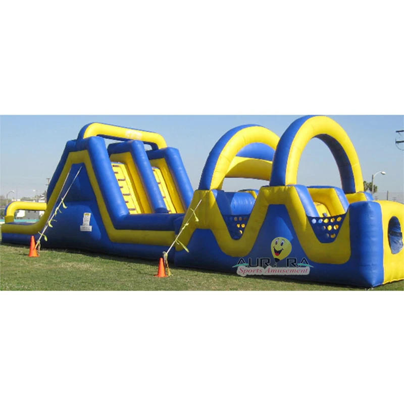 

interactive challenge inflatable obstacle course type adult bounce house Rugged Warrior inflatable Obstacle, Customized