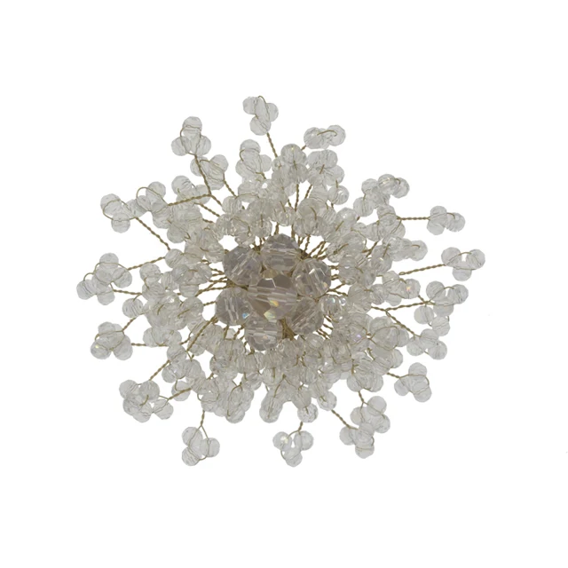 

Nested Design Jewelry Crystal Beads Flower Brooch for Women