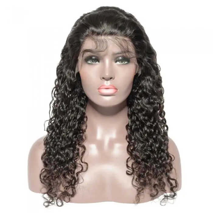 

Undetectable Transparent 13x6 Frontal Lace Wig 150% 10-22 Inch Water Wavy