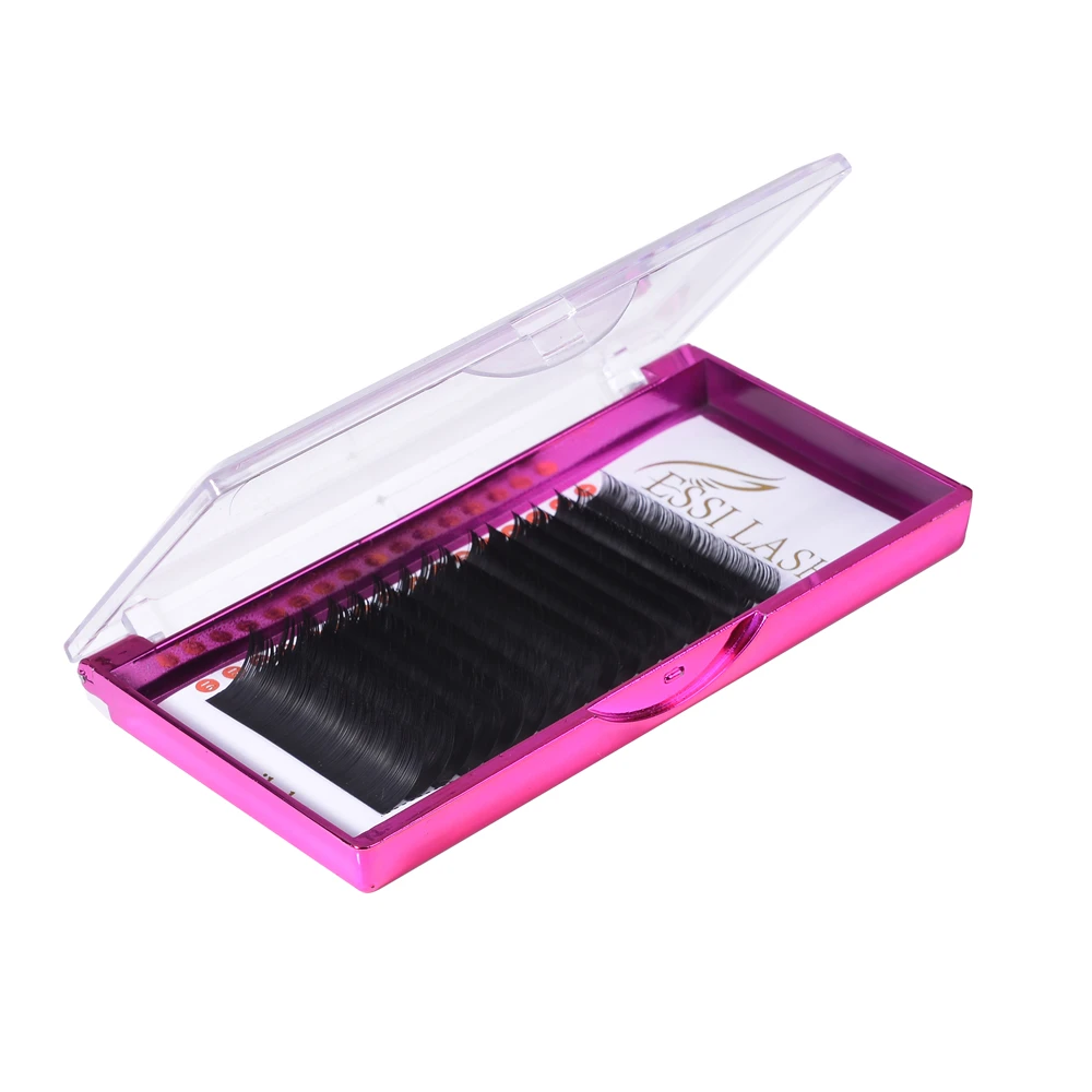 

Wholsale Easy Blooming Eyelash Extension Automatic Fan Lash 05 Easy Fan 17MM, Dark matte black