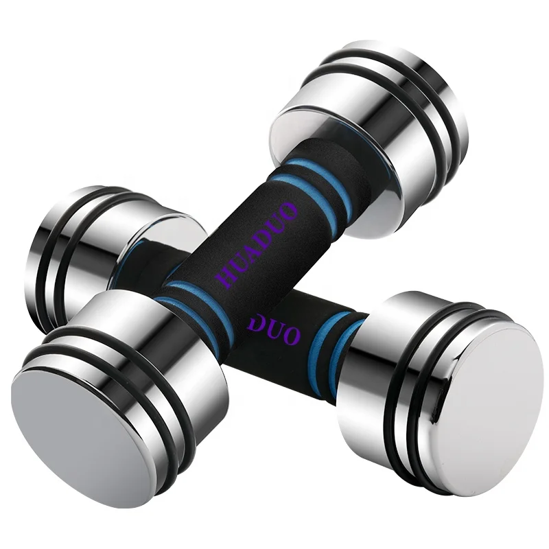 

Electroplated Adjustable Pure Steel Dumbbells 2021 New Arrived fro Home Gym Arm Strength Training 5kg 10kg 20kg, Silver