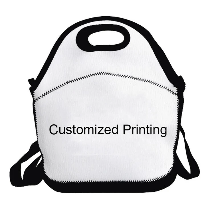 

Neoprene Cooler Box Carry Case Reusable Insulated Thermal Blank Sublimation Lunch Bag, Accept customized color