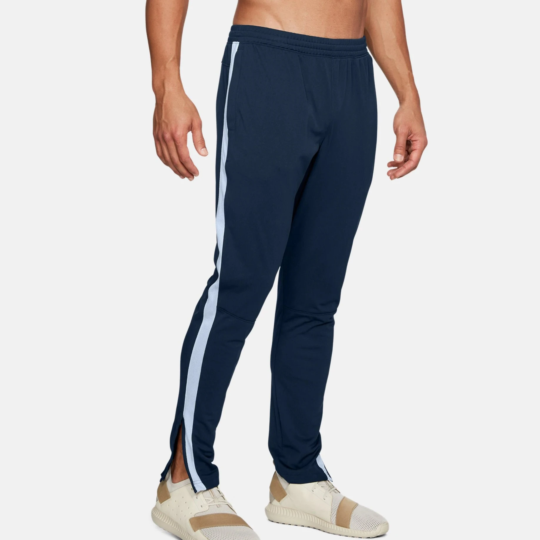 track pants ankle zipper