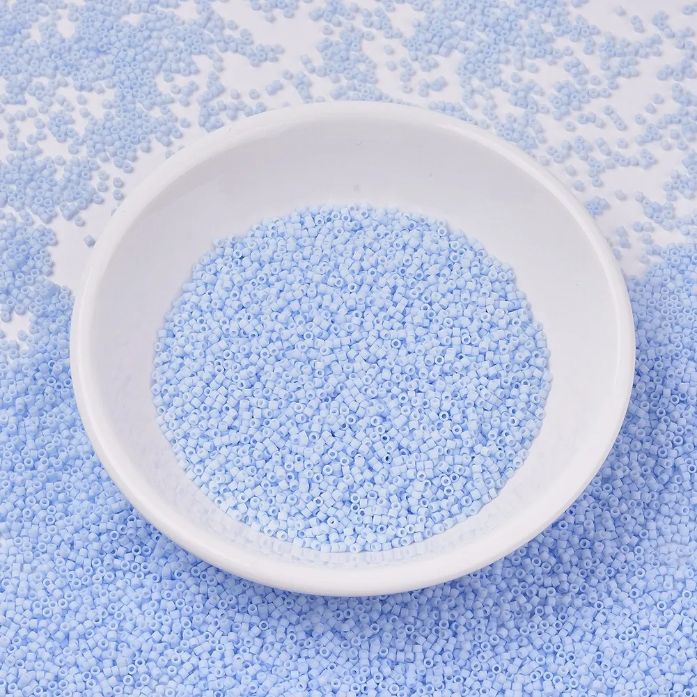 

Pandahall 11/0 Matte Opaque Light Sky Blue Japanese Seed Beads