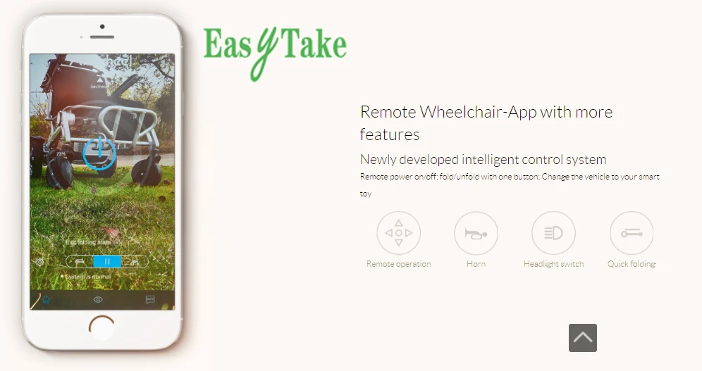 Heavy Duty Remote Controlled Electric Wheelchair for Outdoor
