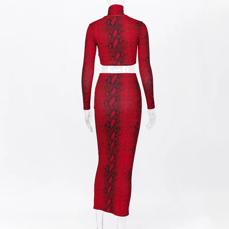 C6167 Wholesale lady sexy long sleeve bodycon evening dress two piece set women sexy summer clothing 2020 new arrivals