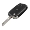 2 Buttons Folding Car Remote Flip Key Shell Case For VW GOLF MK4 BORA Uncut WIN