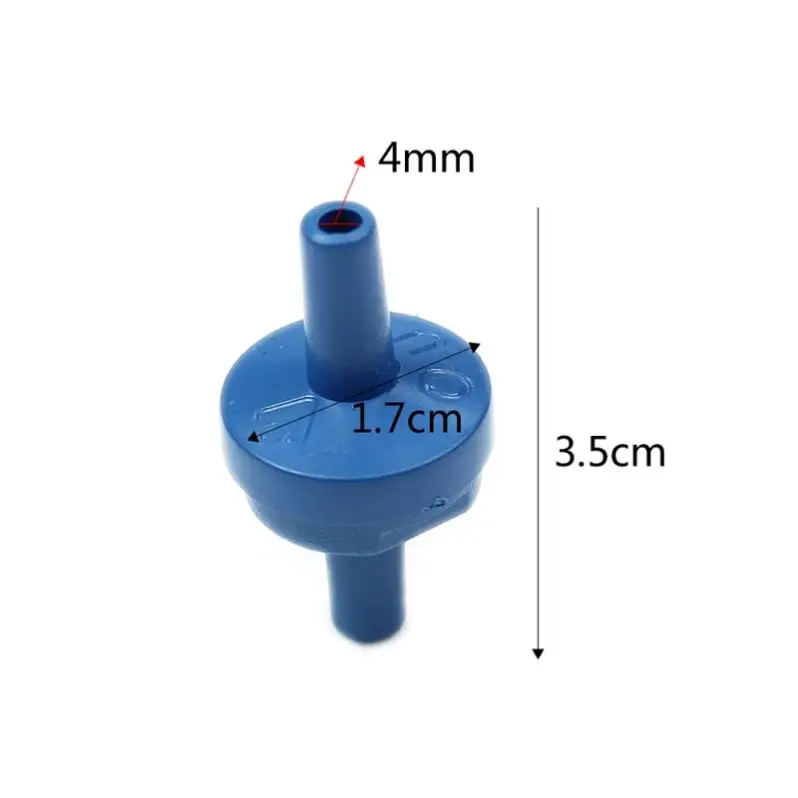 

Aquariums Fish Tank New 4MM Small Check Valve For Air Tube Pump, Blue