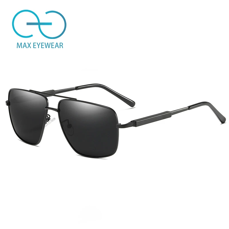 

classic high end fashion trendy vintage retro men metal spring leg night vision brightening polarized sunglasses 2021 uv400, Mix colors