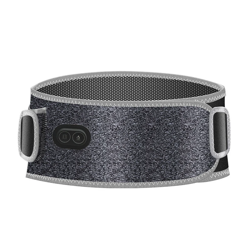 

Far infrared heated waist support belt electric heating belt, Black/grey
