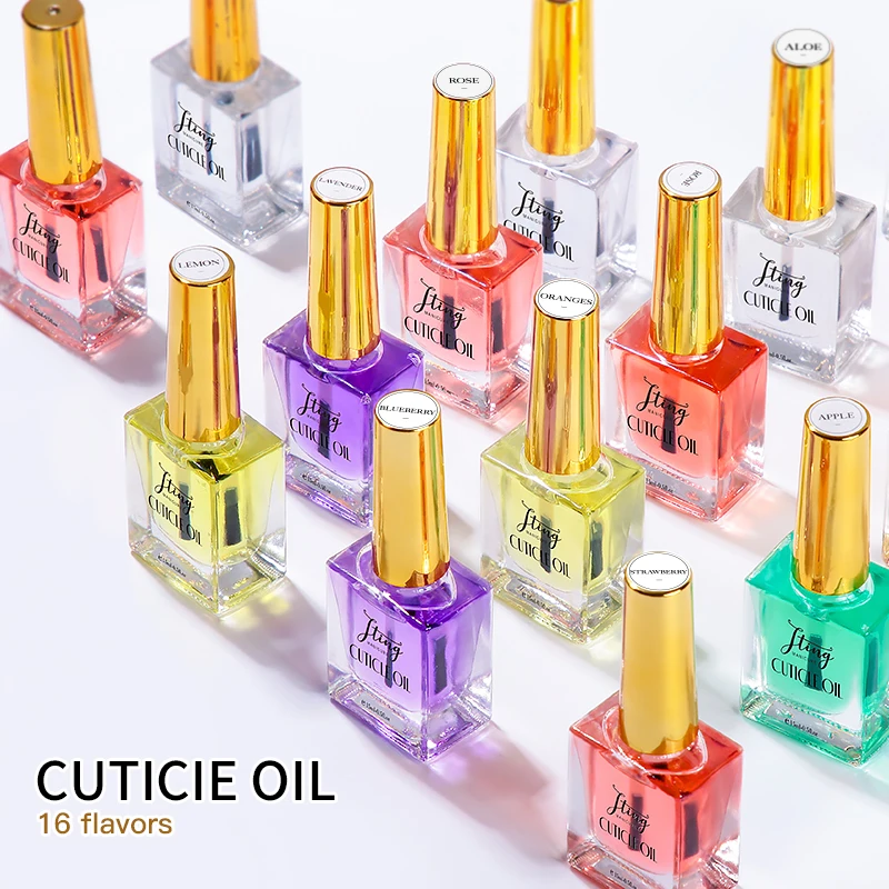 

JTING 16 flavors Naturally extracted vegetable nutrition Repair cuticle oil for nails OEM private label 15ml cuticle oil bottle