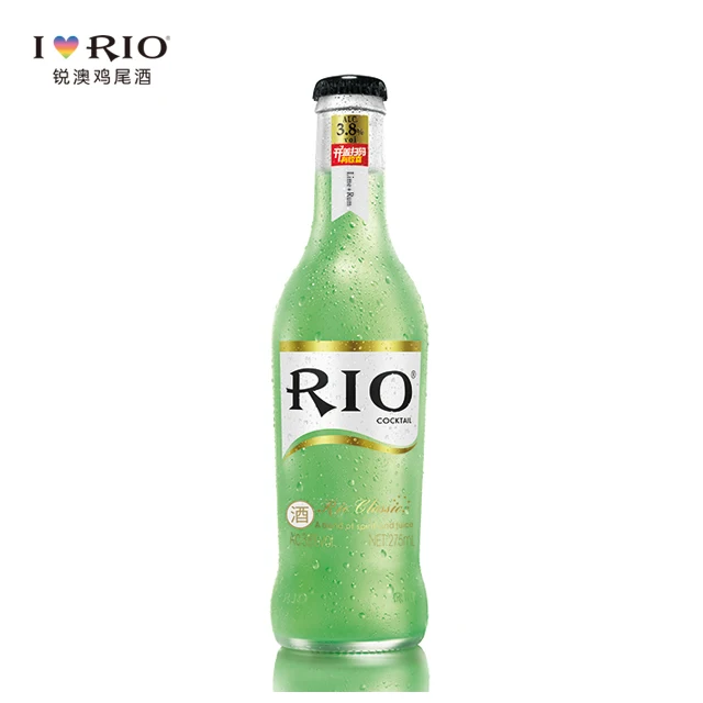 
Rio classic bottled 3.8%vol 275ml lime and rum flavoured cocktail 24bottles/carton  (62458565139)