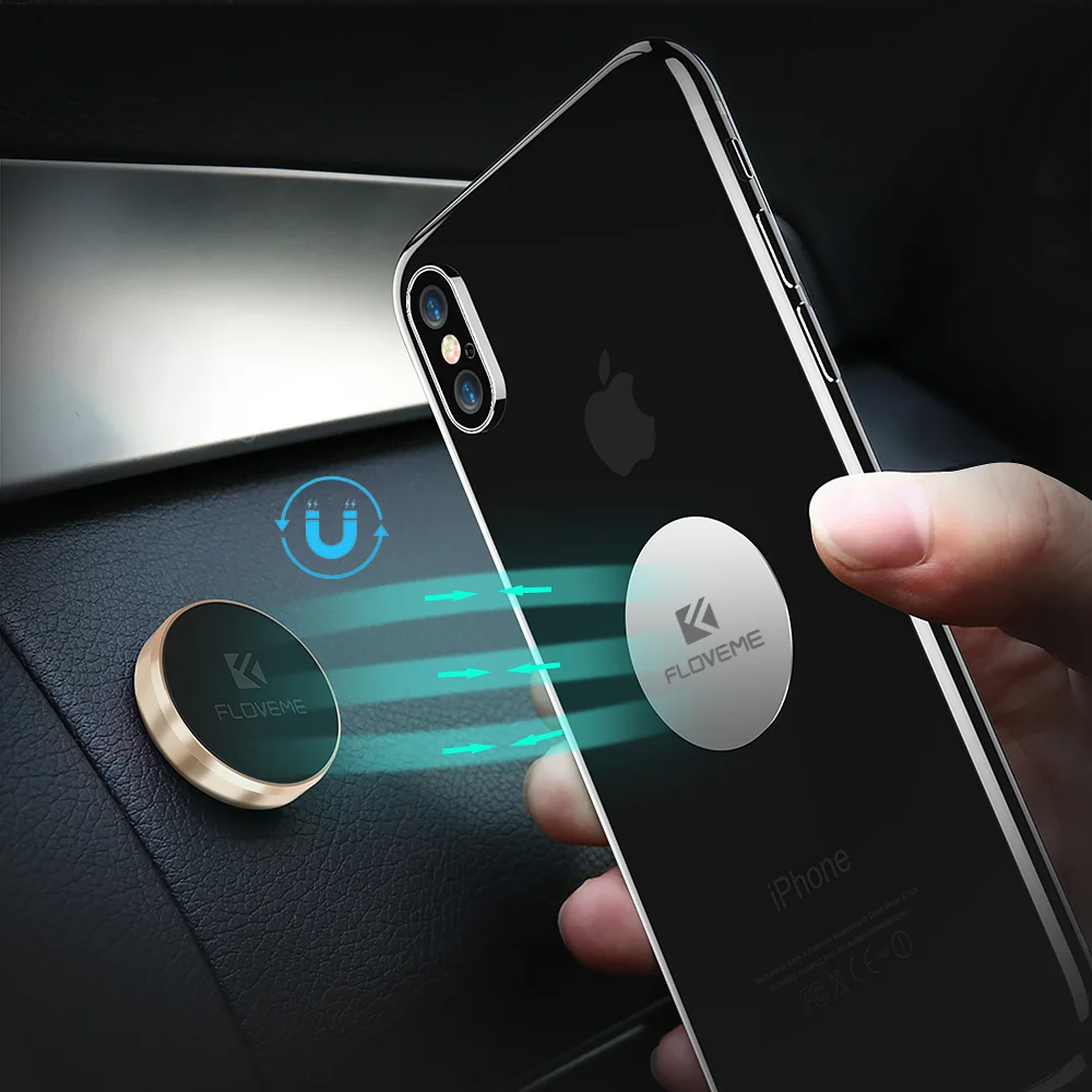 

Free Shipping 1 Sample OK Universal Wall Key Sticker Holder Dashboard Mount Cell Phone Bracket Stand Magnetic Car Phone Holder, Black/silver/rose gold/golden