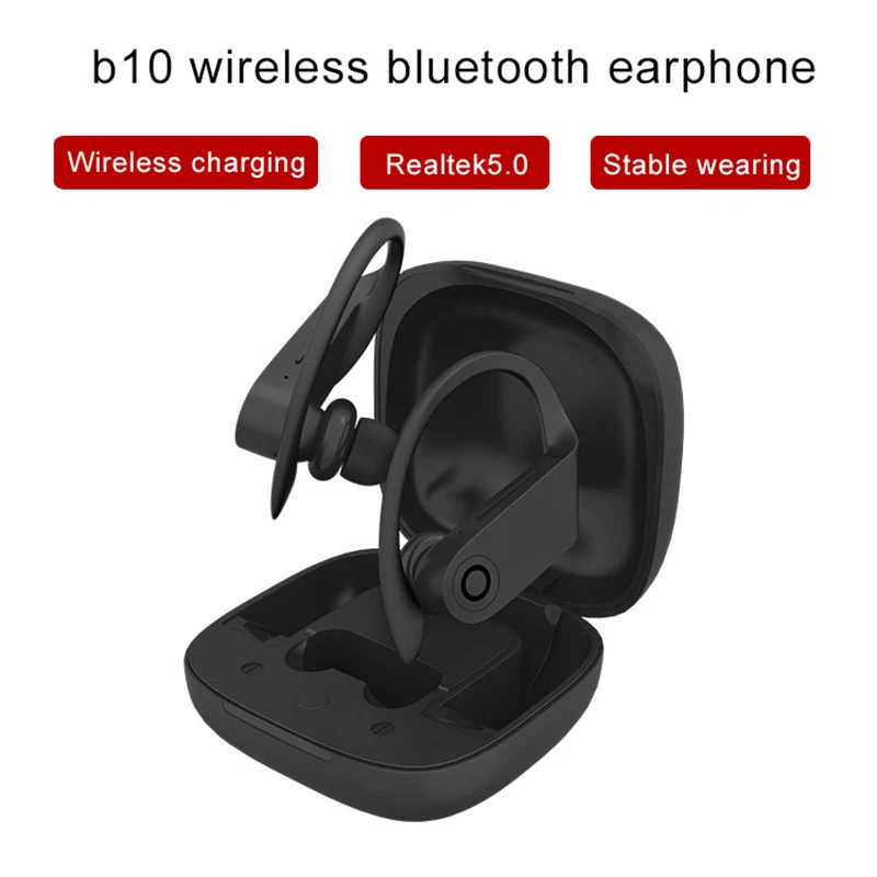 Latest Wireless Earphone TWS Sports Turely Hifi Headphone B10 Power Pro Earhook Earbuds - ANKUX.COM
