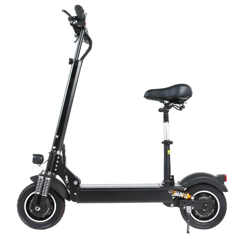 

Janobike T10 2000W Dual Motor 23.4Ah 10 Inches Folding Electric Scooter with Seat Top Speed 80km Mileage Range Max Load 200Kg