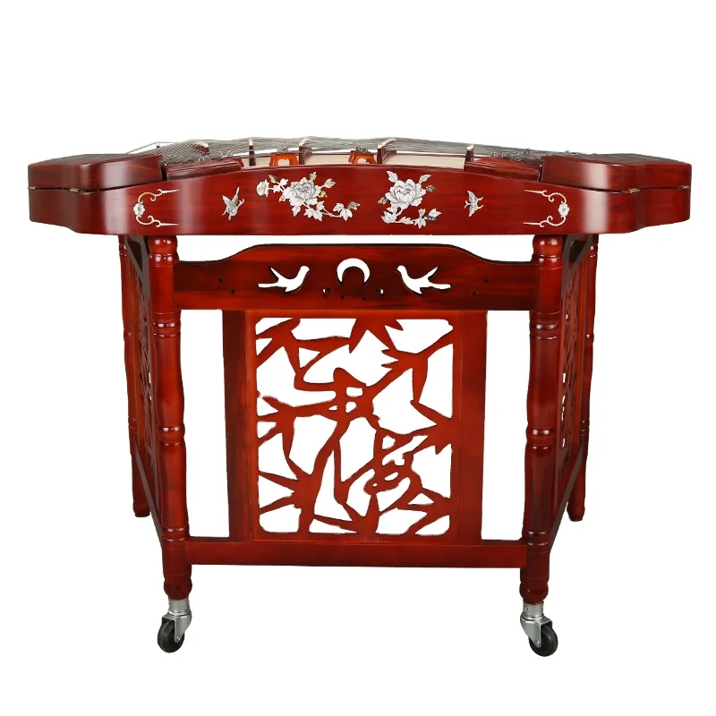 

Butterfly Shell Carving 402 Yangqin First Class African Red Sandalwood Professional Yangqin Music Haiyangqin
