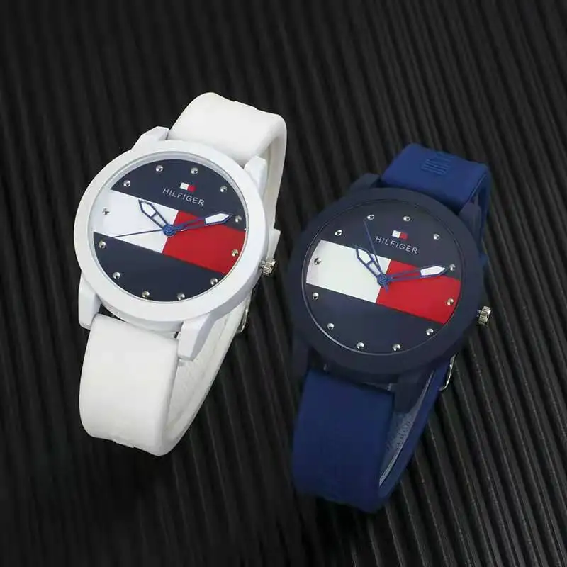 

Big Brand Silicone Watches Men's Watches Business Casual Watches, Rose gold