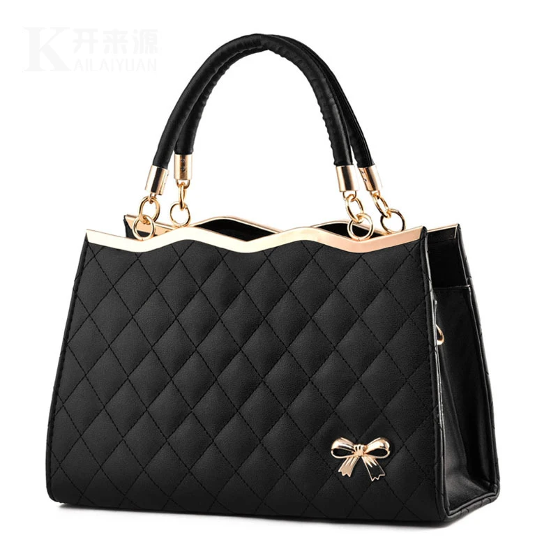 

New Women Hot Selling Leather Ladies Hand Bags Shoulder Bag, Colorful Pu Bag Tote Shoulder Handbag, As picture