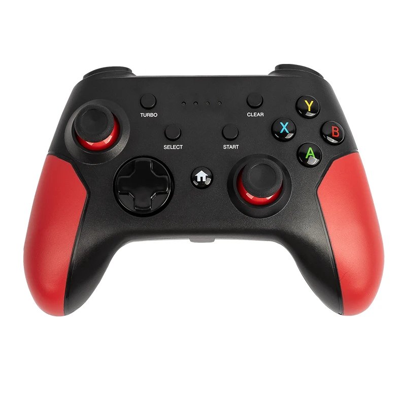 

OEM Bluetooht Android Game Controler pubg Game Controller Joystick Gamepad Wireless Game Controller For PC, Black +red