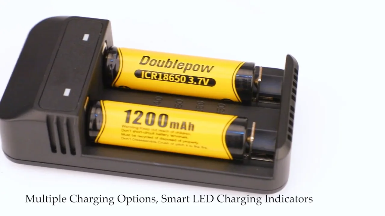 Smart Rapid Universal Input 5v Output 4.2v 2 Slot 3.7v 18650 Lithium