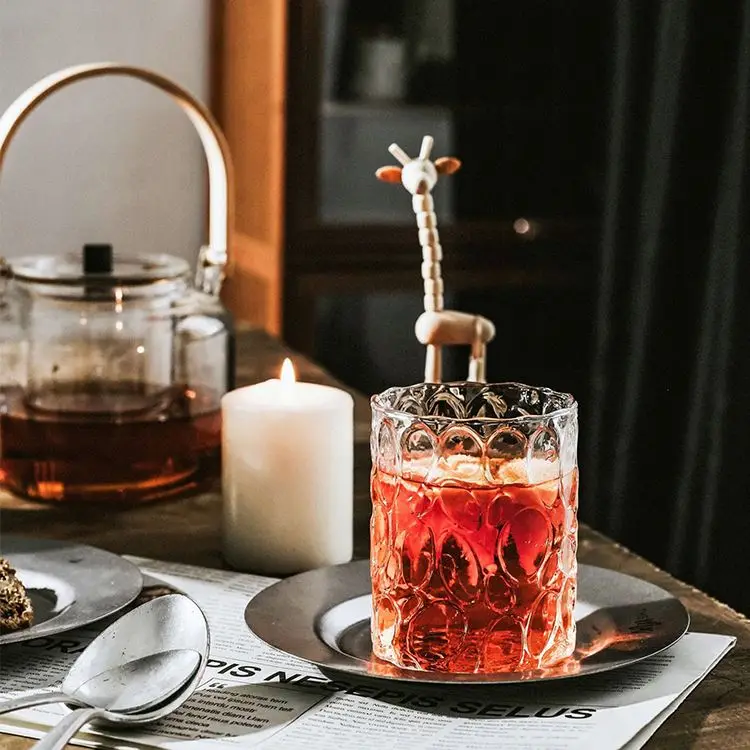 

Creative single Wall Transparent Glass coffee Cup heat resistant drinking glass cup, Clear